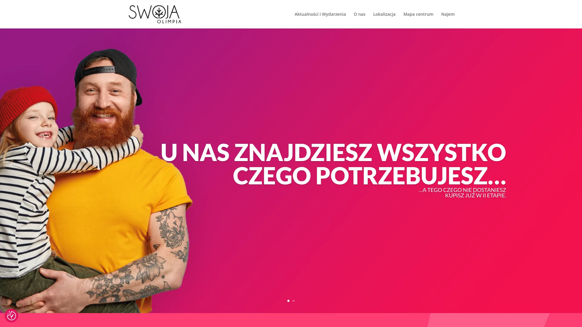Business website screenshot