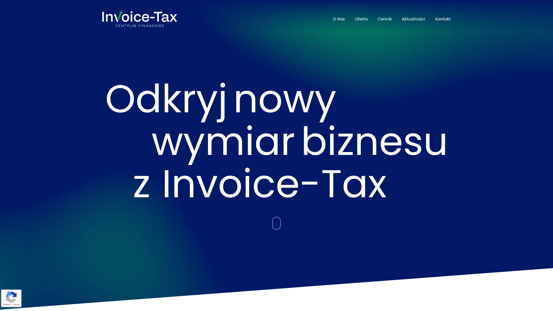 Business website screenshot