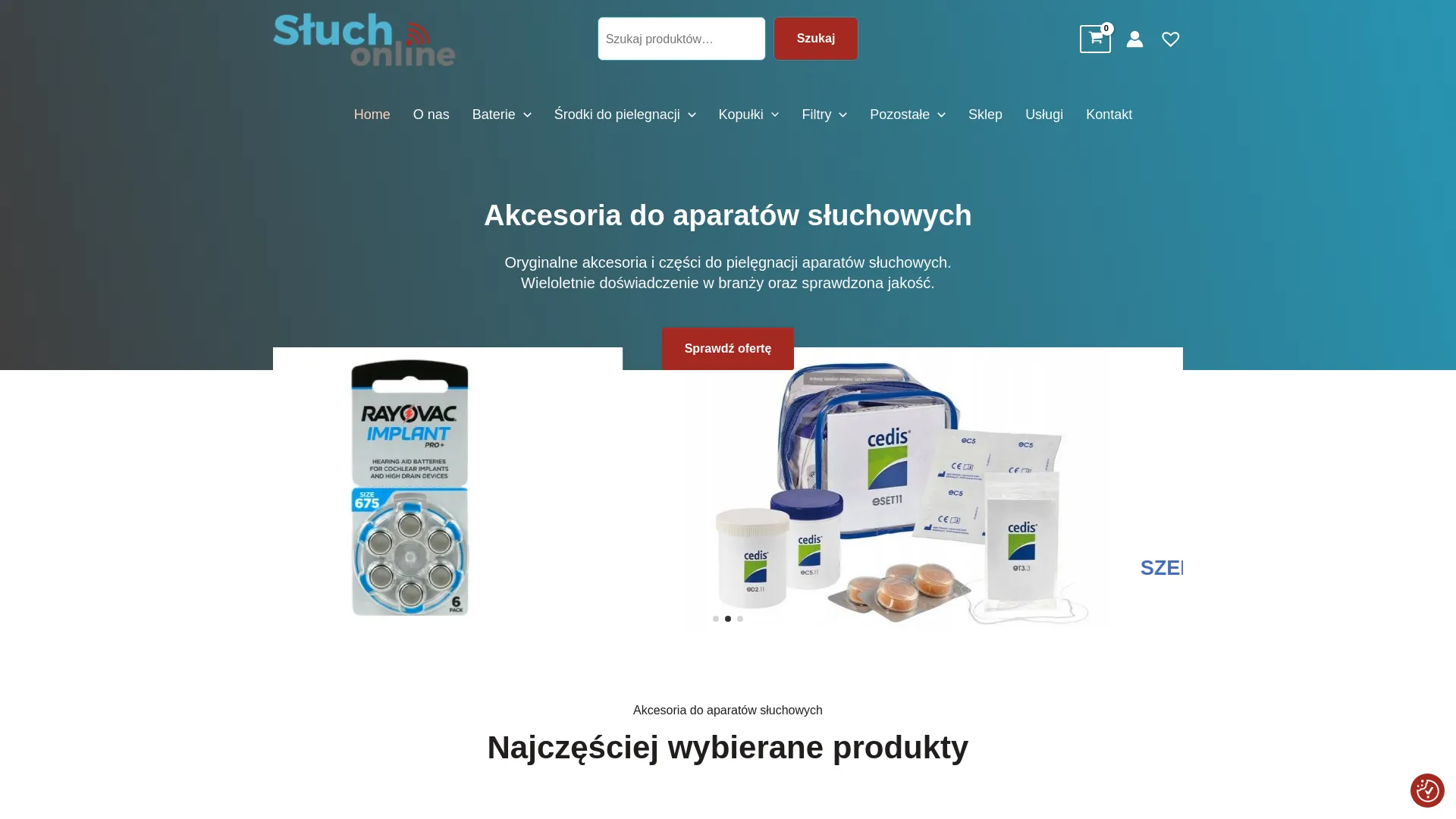 Business website screenshot