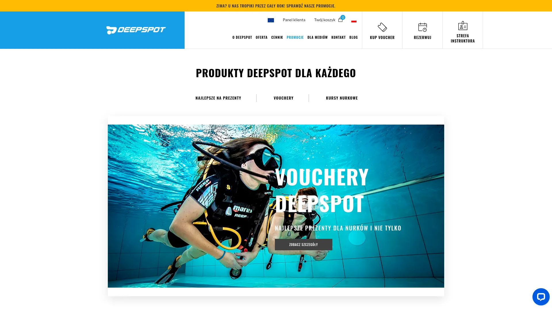 Business website screenshot