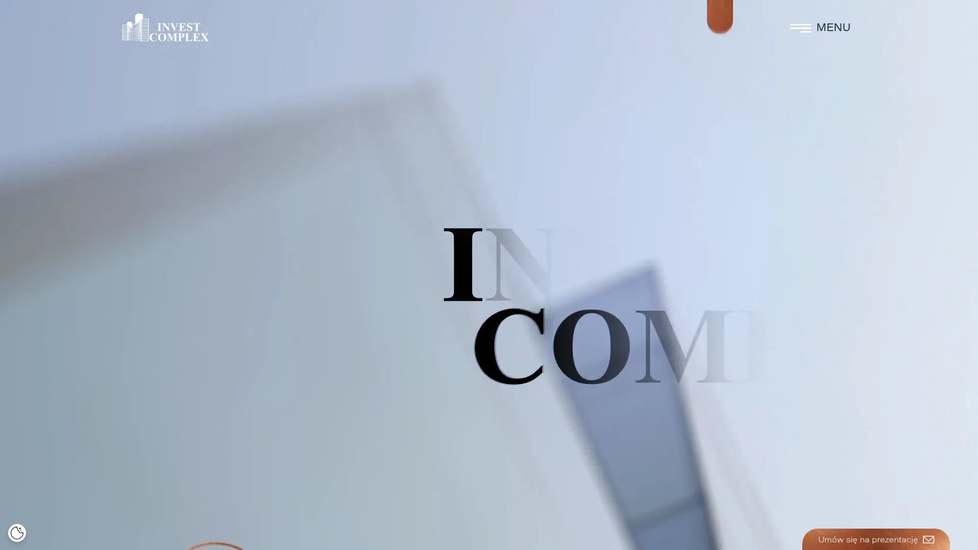 Business website screenshot