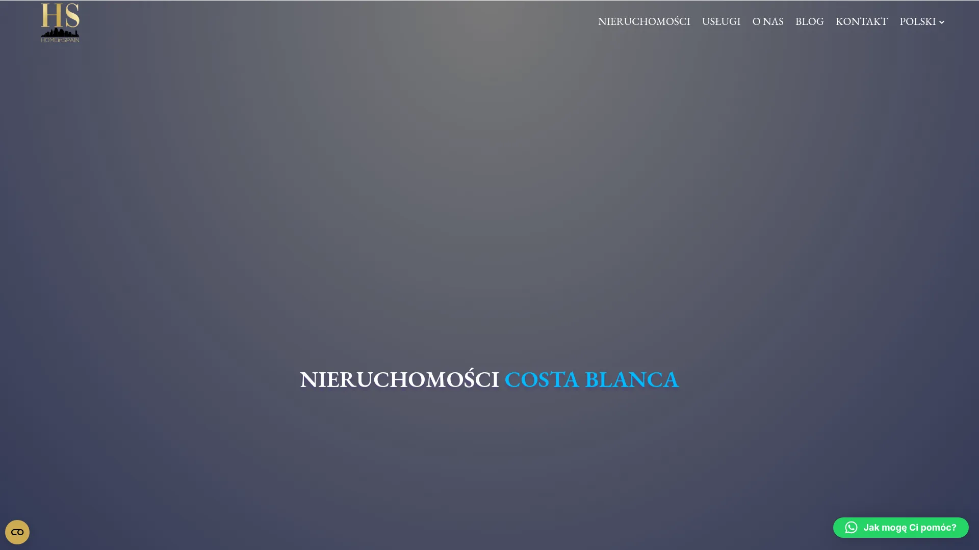 Business website screenshot